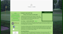 Desktop Screenshot of crookedcreekgolfclub.co